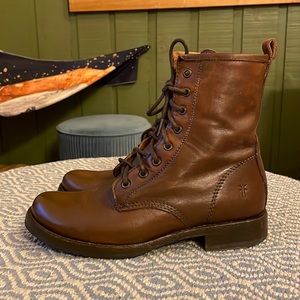 Frye Veronica Combat Boots